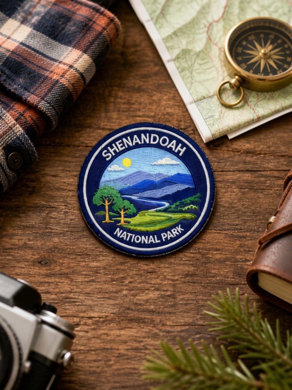 Shenandoah National Park Patch – Embroidered Travel Badge, Iron On